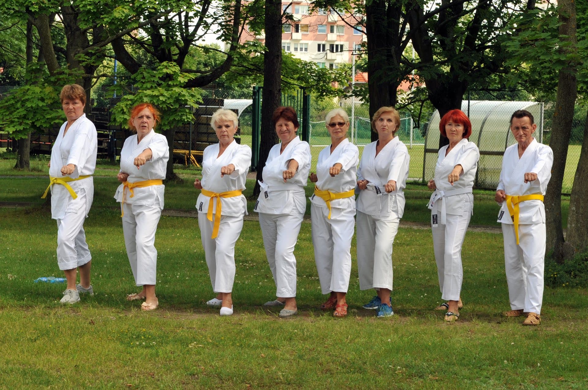 Zajęcia grupy Karate 50+/60+ w Karate Klubie Wejherowo